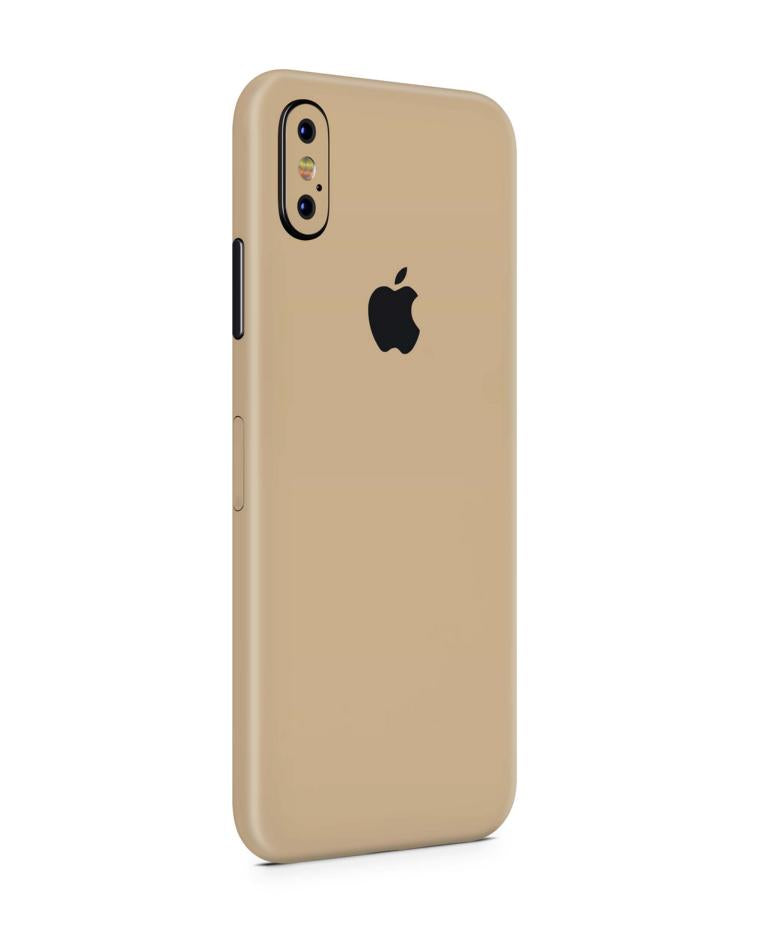 iPhone X Skins  smartphone-aufkleber Solid Wheat  