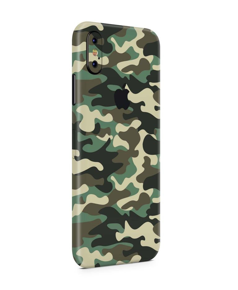 iPhone X Skins  smartphone-aufkleber Woodland Camouflage  