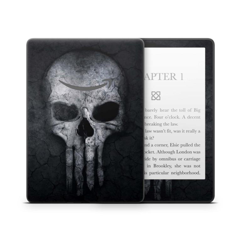 Amazon Kindle mit 6" Display 11.Generation 2022 Schutzfolie Hard Skull Aufkleber skins4u   