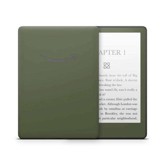 Amazon Kindle Scripe Skins Schutzfolie Aufkleber Folie Solid state olive Aufkleber skins4u