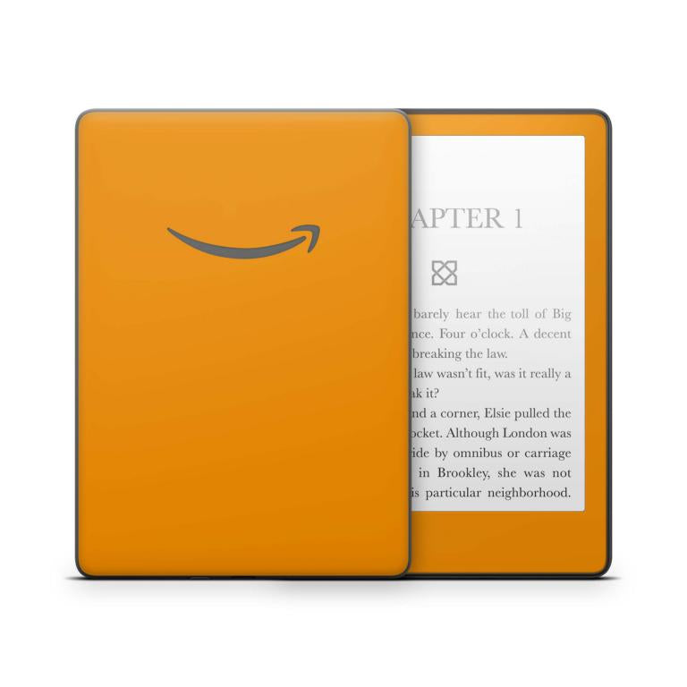 Amazon Kindle mit 6" Display 11.Generation 2022 Schutzfolie Solid state orange Aufkleber skins4u   