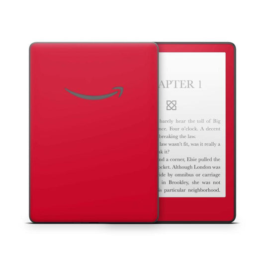 Amazon Kindle Scripe Skins Schutzfolie Aufkleber Folie Solid state rot Aufkleber skins4u
