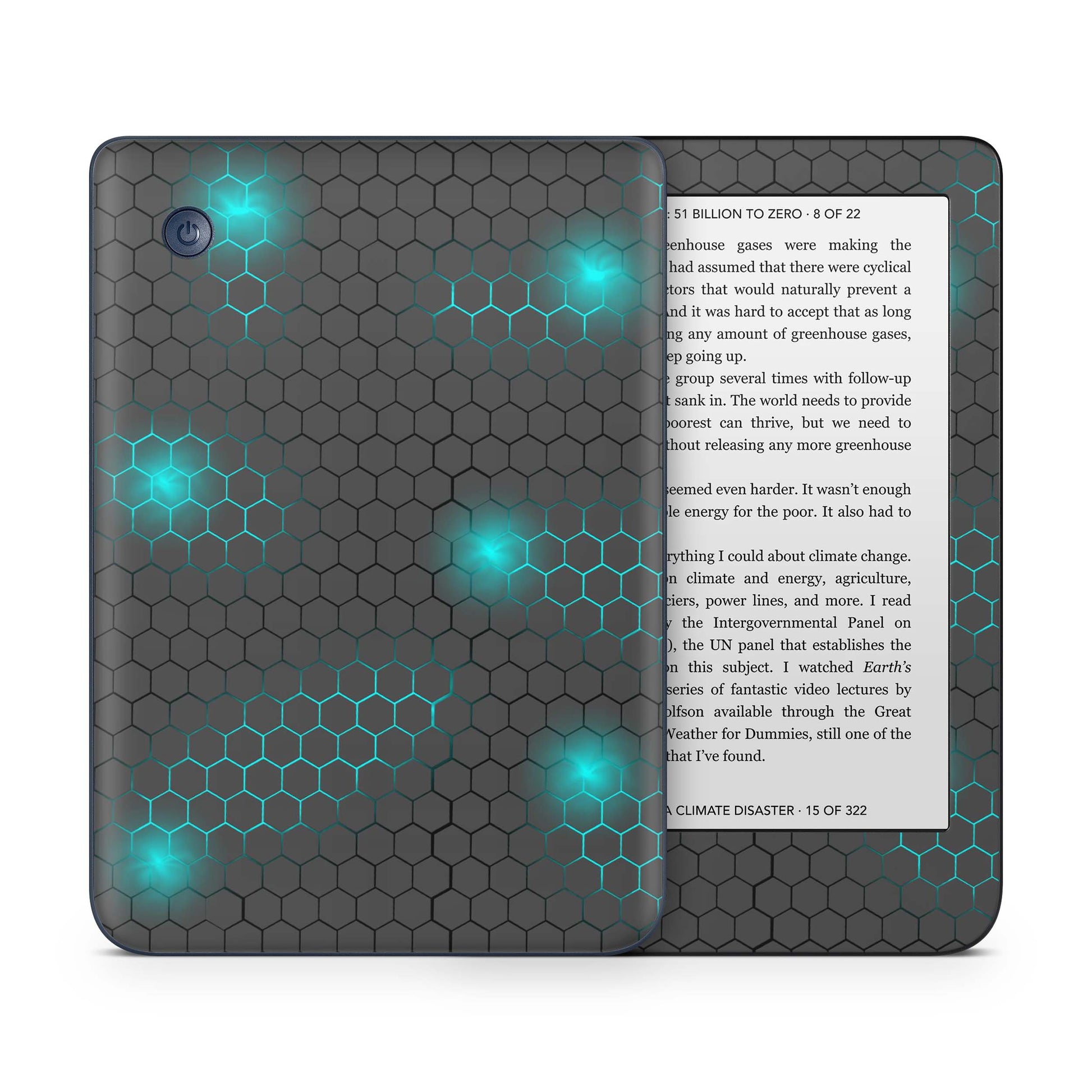 Kobo Clara 2e Skin Schutzfolie Kratzerschutz Design Vinyl Aufkleber Exo small blue Aufkleber skins4u   