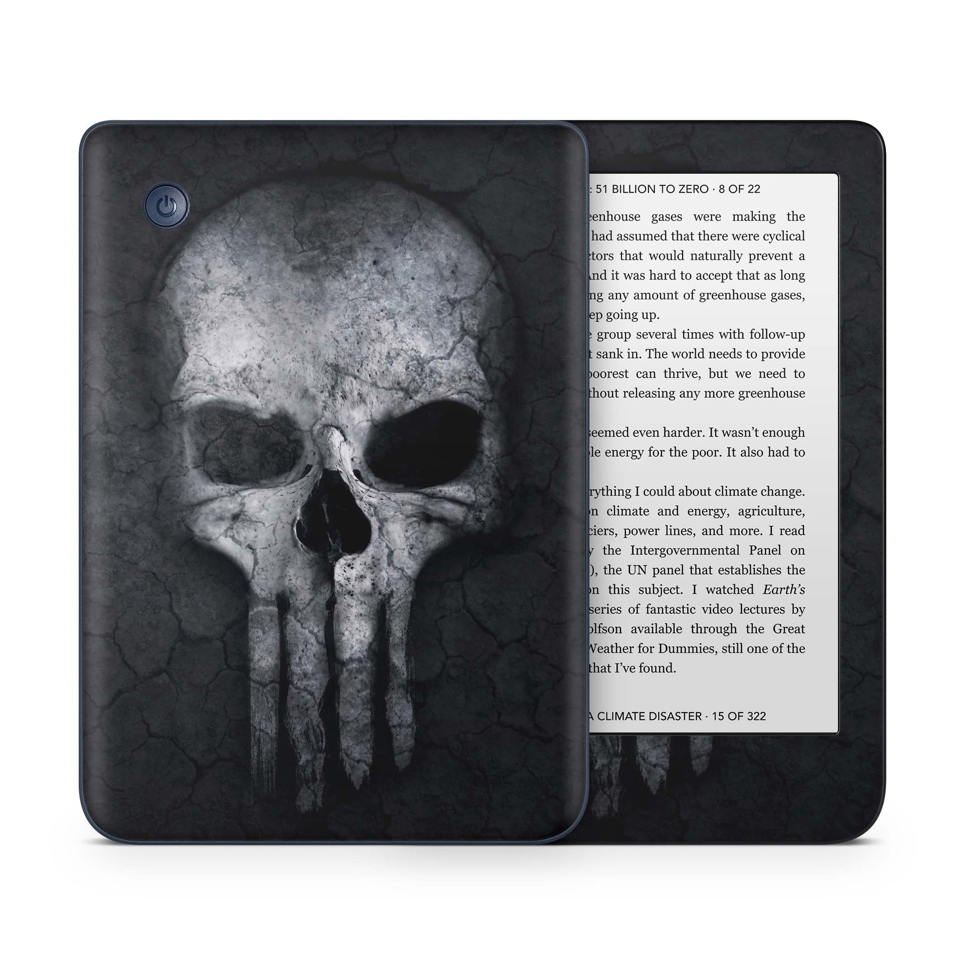 Kobo Nia / Tolino Page 2 Skin Schutzfolie Kratzerschutz Design Vinyl Aufkleber Hard Skull Aufkleber skins4u   