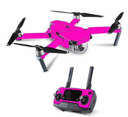 DJI Drohnen Aufkleber neon Farben Mavic Pro / Mini / Air / Phantom / Enterprise / Zoom Elektronik-Sticker & -Aufkleber Skins4u DJI Mavic Pro neon pink 