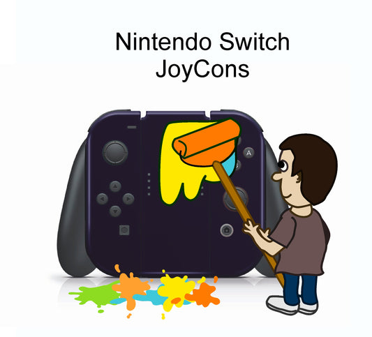 Nintendo Switch JoyCon Controller Skin individuell selbst gestalten Aufkleber Skins4u   