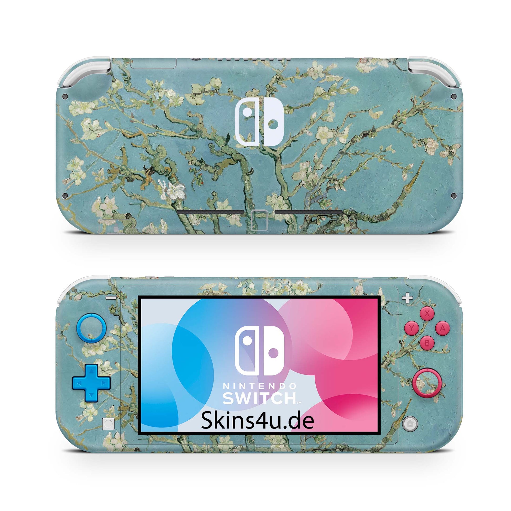 Nintendo Switch Lite Skins Aufkleber Skin Cover Sticker Design Vinyl Schutz Folie Aufkleber Skins4u Blossoming  