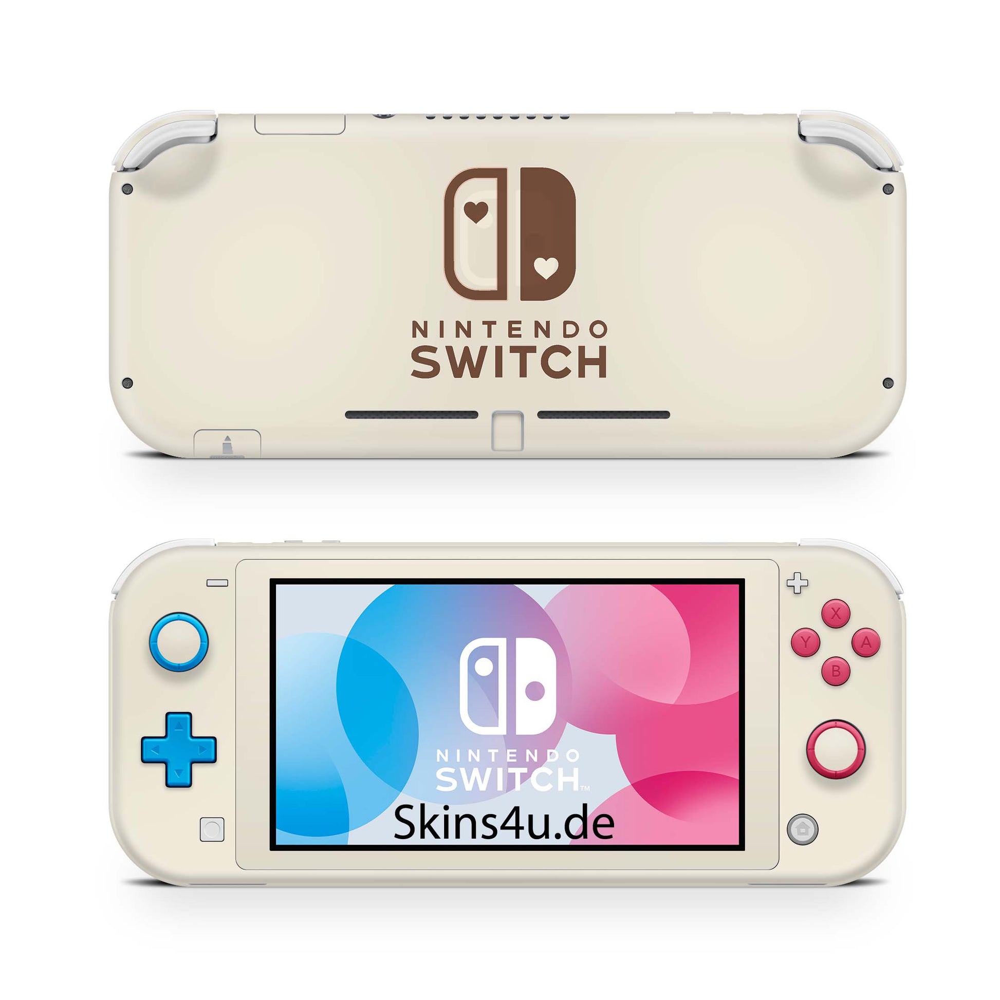 Nintendo Switch Lite Skins Aufkleber Skin Cover Sticker Design Vinyl Schutz Folie Aufkleber Skins4u Cappuccino  