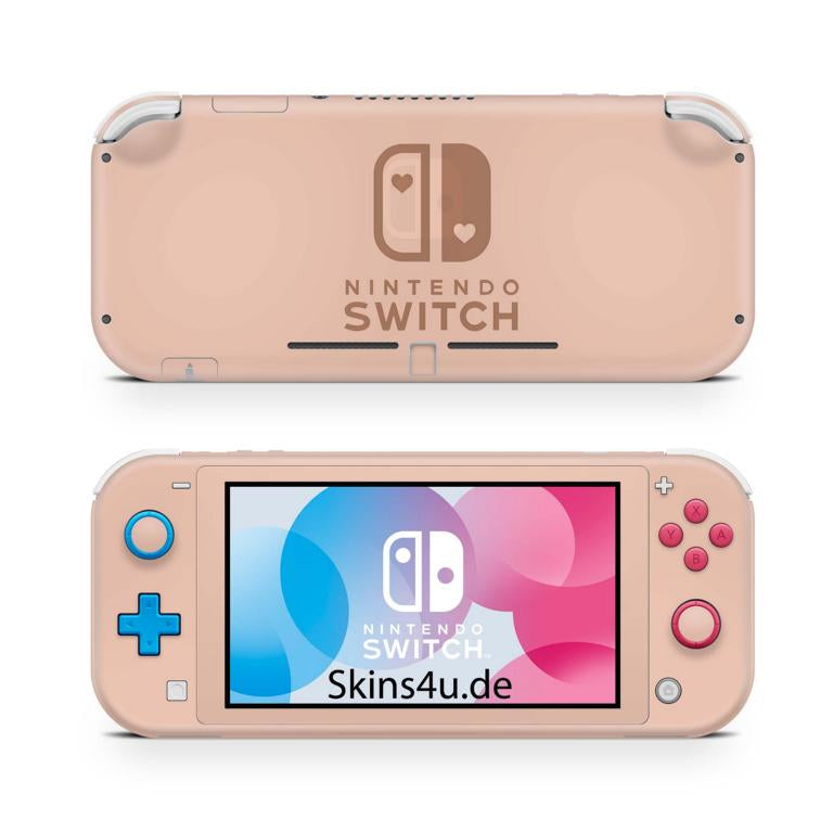 Nintendo Switch Lite Skins Aufkleber Skin Cover Sticker Design Vinyl Schutz Folie Aufkleber Skins4u Mokka  