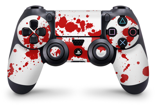 PS4 Playstation 4 Controller Skins - Vinyl Skin Aufkleber für Gaming Controller Blood Aufkleber Skins4u   