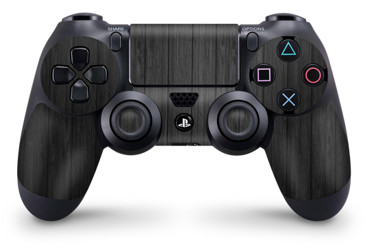 PS4 Playstation 4 Controller Skins - Vinyl Skin Aufkleber für Gaming Controller Dark Wood Aufkleber Skins4u   