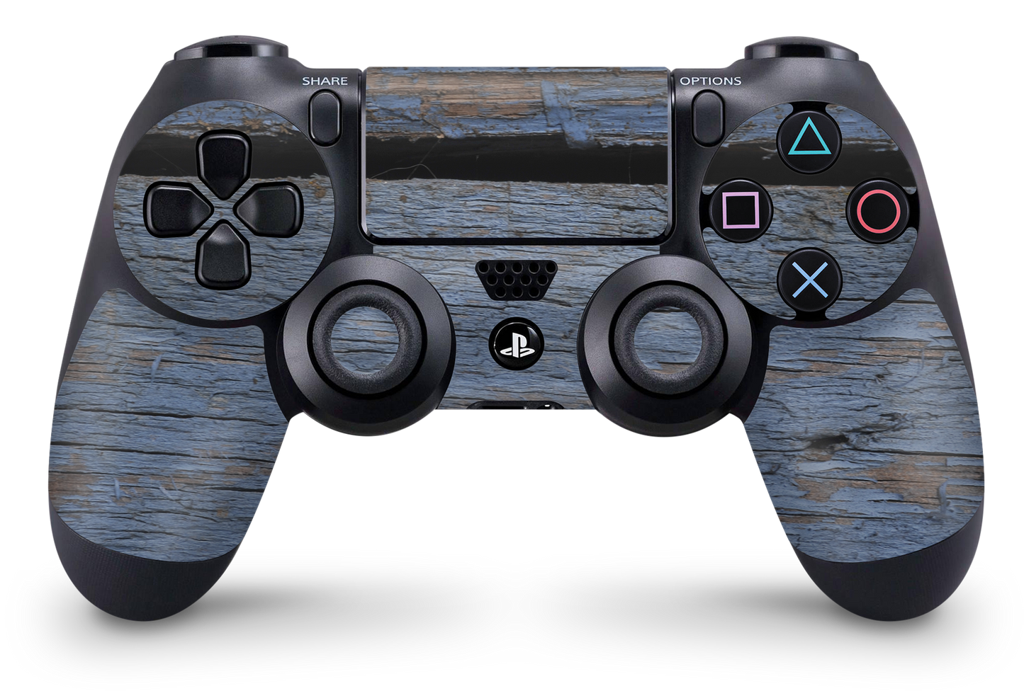 PS4 Playstation 4 Controller Skins - Vinyl Skin Aufkleber für Gaming Controller Grunge Wood 9 Aufkleber Skins4u   