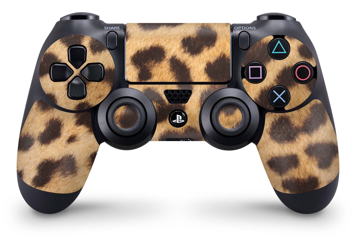 PS4 Playstation 4 Controller Skins - Vinyl Skin Aufkleber für Gaming Controller Leopardenfell Aufkleber Skins4u   