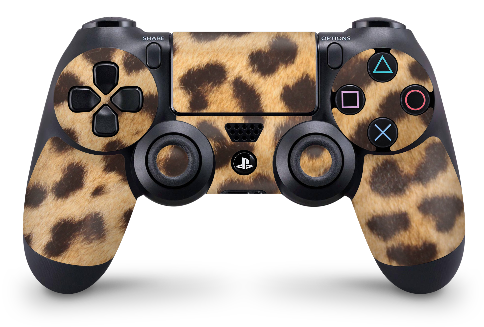 PS4 Playstation 4 Controller Skins - Vinyl Skin Aufkleber für Gaming Controller Leopardenfell Aufkleber Skins4u   