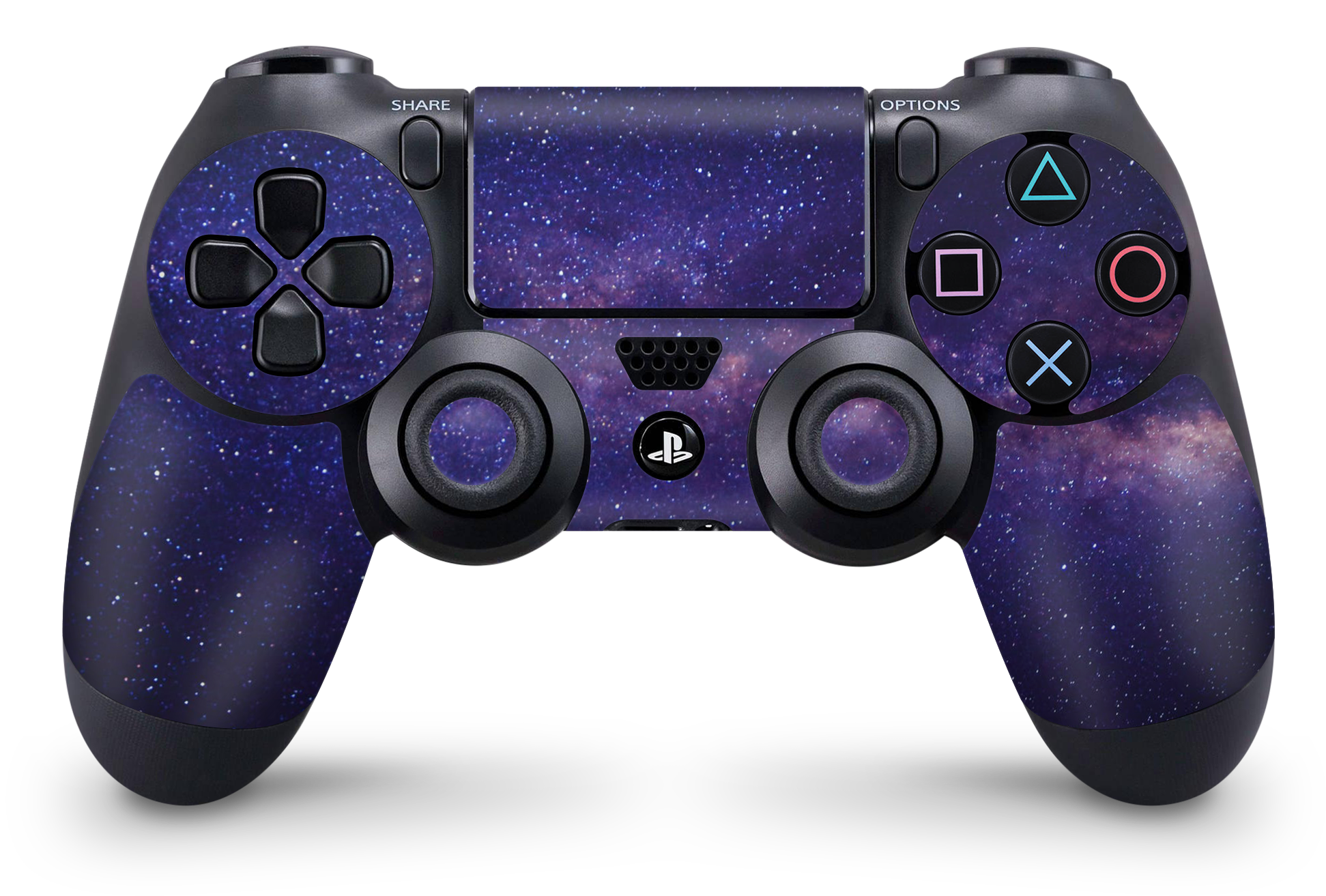 PS4 Playstation 4 Controller Skins - Vinyl Skin Aufkleber für Gaming Controller Milky way Aufkleber Skins4u   