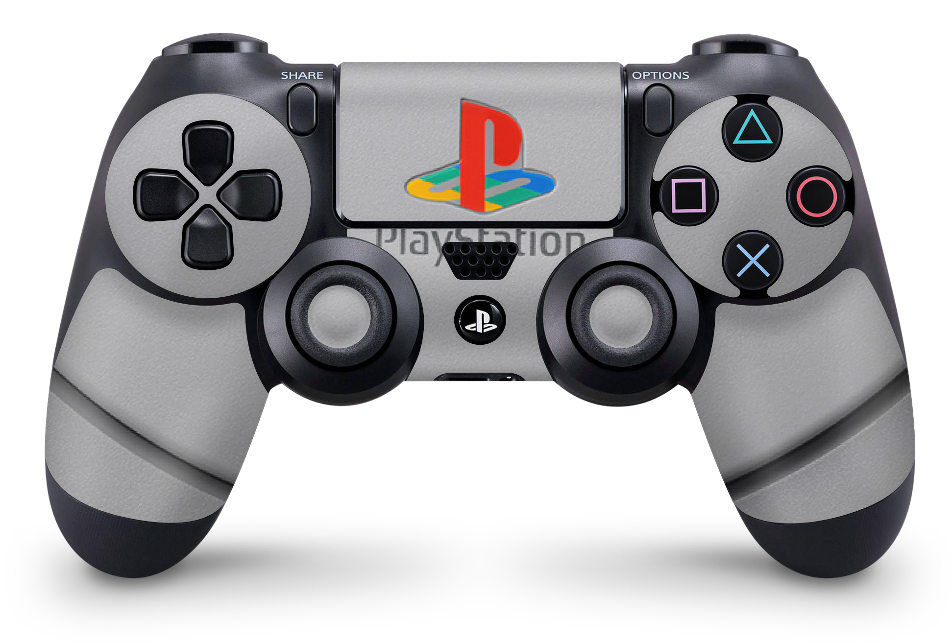 PS4 Playstation 4 Controller Skins - Vinyl Skin Aufkleber für Gaming Controller Retro PsOne Aufkleber Skins4u   