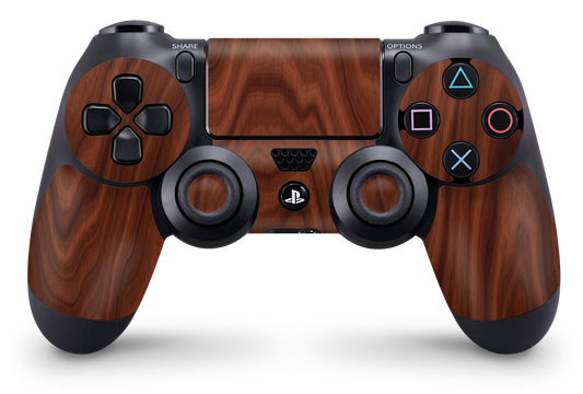 PS4 Playstation 4 Controller Skins - Vinyl Skin Aufkleber für Gaming Controller Rosewood Aufkleber Skins4u   