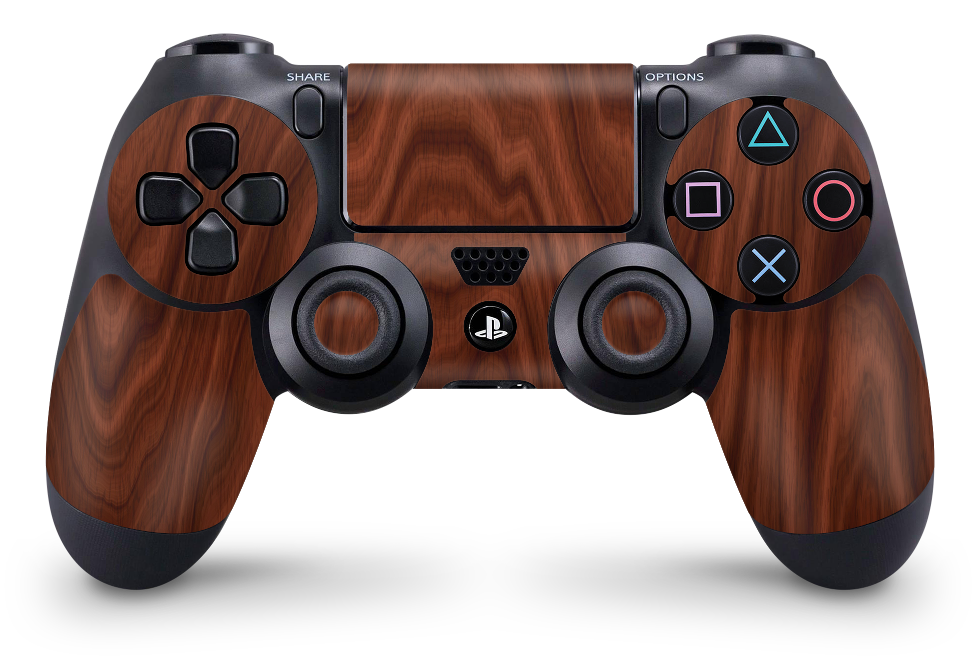 PS4 Playstation 4 Controller Skins - Vinyl Skin Aufkleber für Gaming Controller Rosewood Aufkleber Skins4u   