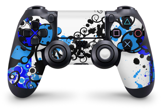 PS4 Playstation 4 Controller Skins - Vinyl Skin Aufkleber für Gaming Controller Simple Blue Aufkleber Skins4u   