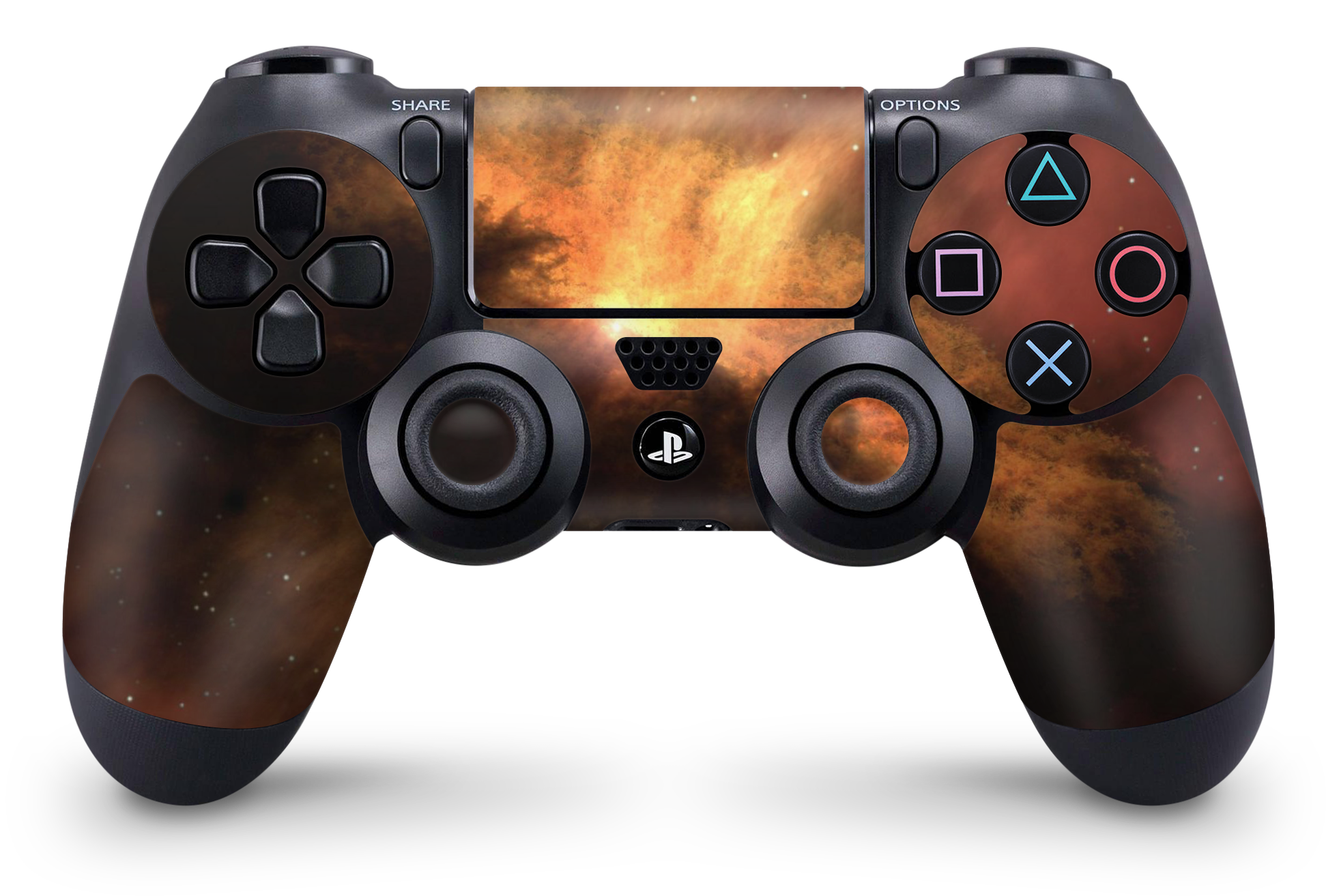 PS4 Playstation 4 Controller Skins - Vinyl Skin Aufkleber für Gaming Controller Solar Storm Aufkleber Skins4u   