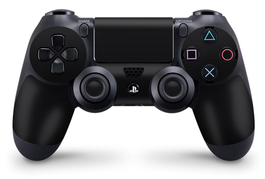 PS4 Playstation 4 Controller Skins - Vinyl Skin Aufkleber für Gaming Controller Solid State black Aufkleber Skins4u   