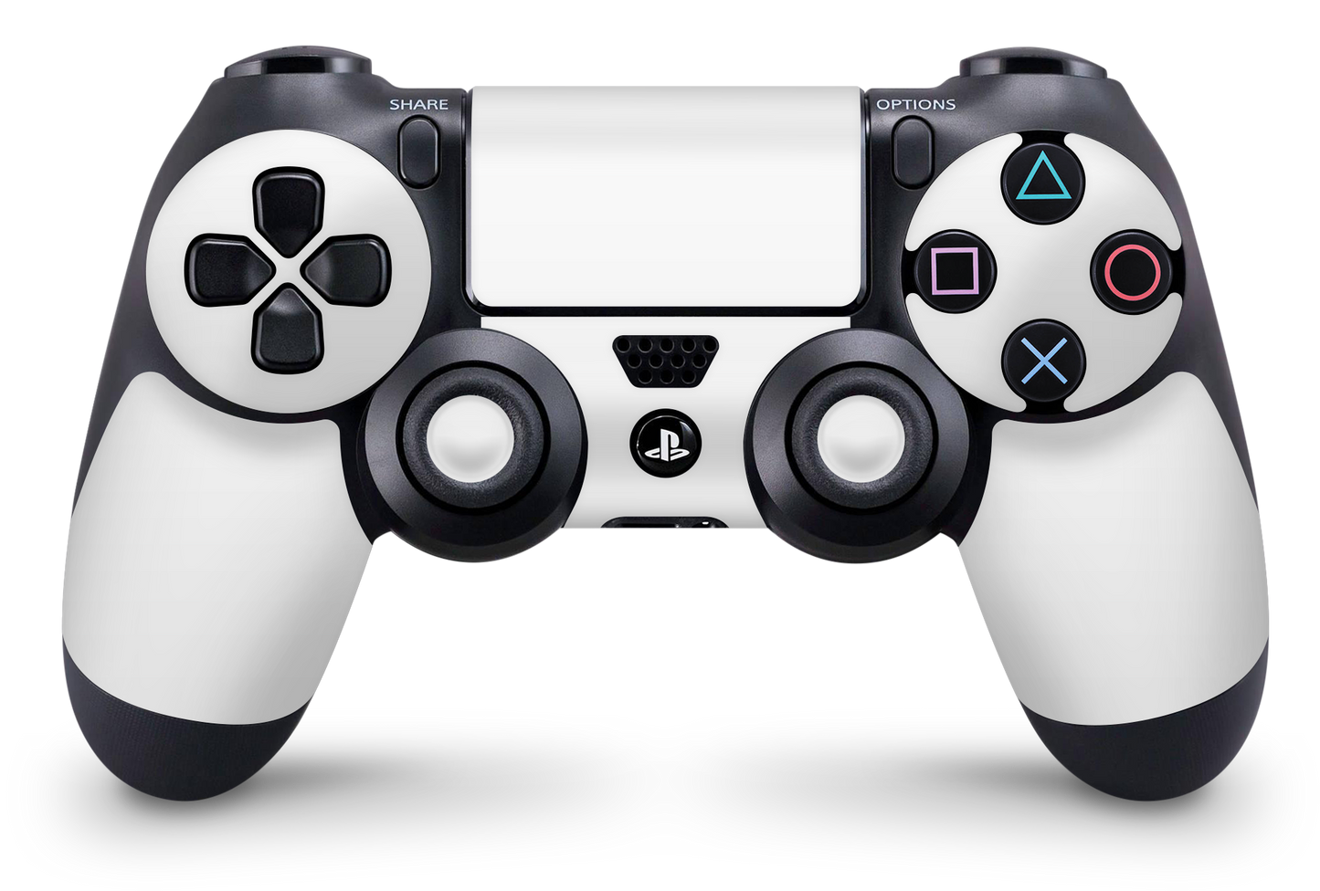 PS4 Playstation 4 Controller Skins - Vinyl Skin Aufkleber für Gaming Controller Solid State white Aufkleber Skins4u   