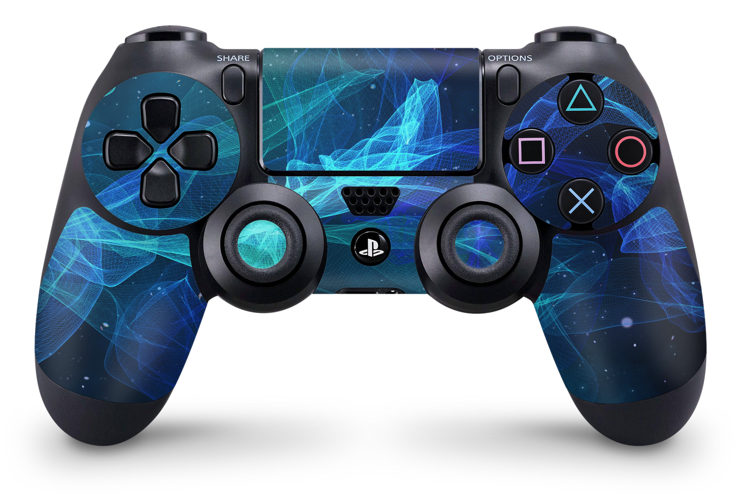 PS4 Playstation 4 Controller Skins - Vinyl Skin Aufkleber für Gaming Controller Star Spiral Aufkleber Skins4u   