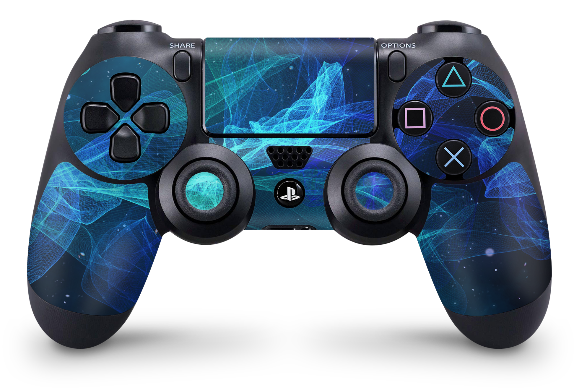 PS4 Playstation 4 Controller Skins - Vinyl Skin Aufkleber für Gaming Controller Star Spiral Aufkleber Skins4u   