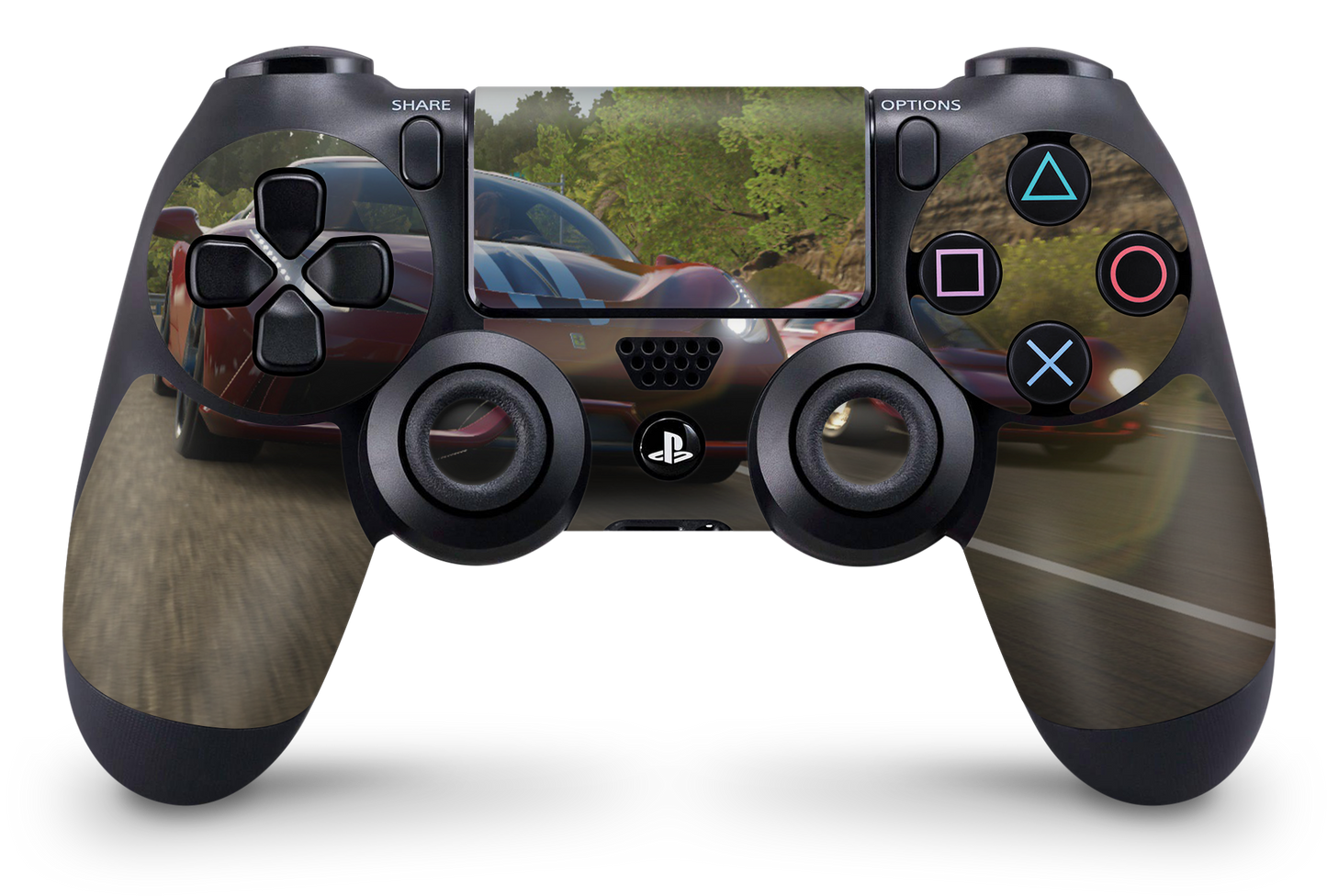 PS4 Playstation 4 Controller Skins - Vinyl Skin Aufkleber für Gaming Controller The Race Aufkleber Skins4u   