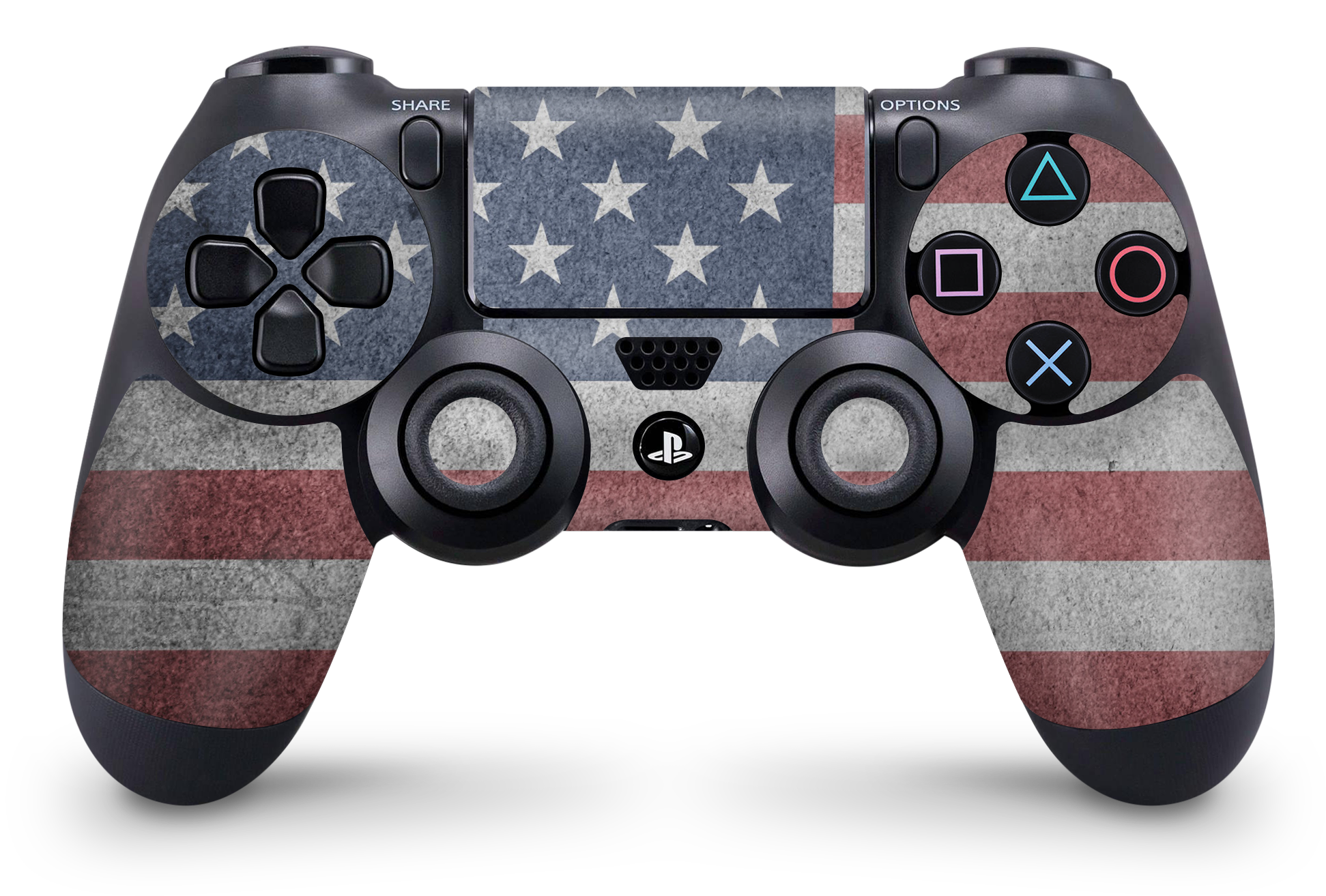 PS4 Playstation 4 Controller Skins - Vinyl Skin Aufkleber für Gaming Controller USA Patriotic Aufkleber Skins4u   