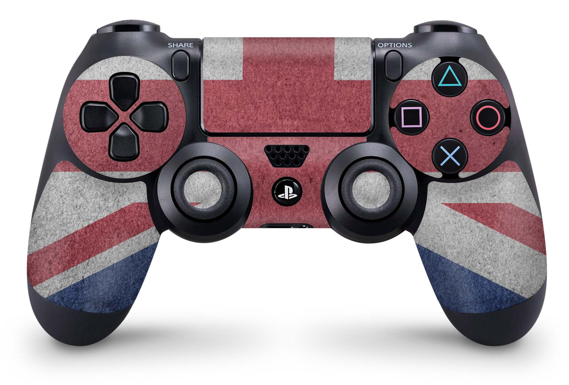 PS4 Playstation 4 Controller Skins - Vinyl Skin Aufkleber für Gaming Controller Union Jack Aufkleber Skins4u   