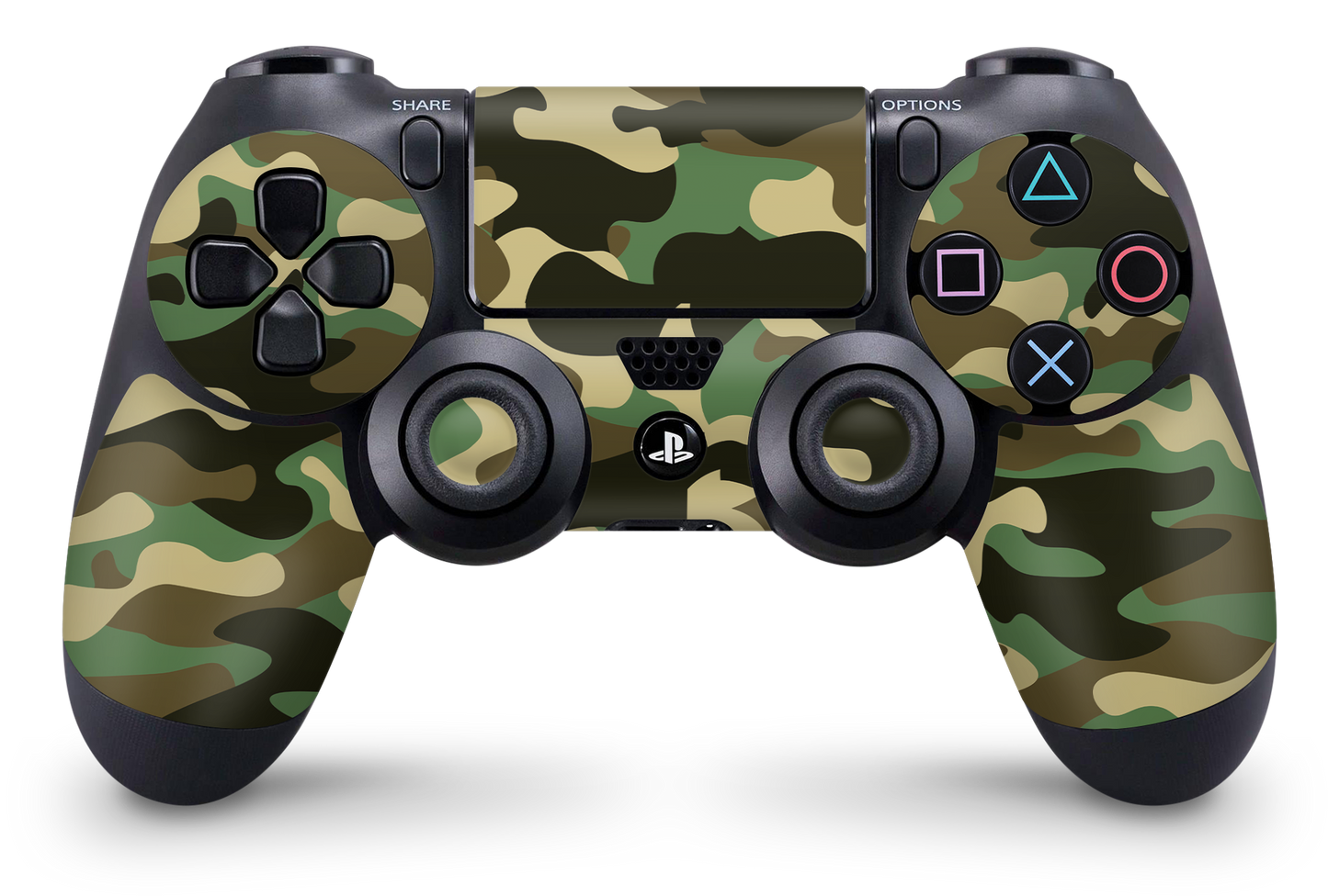 PS4 Playstation 4 Controller Skins - Vinyl Skin Aufkleber für Gaming Controller Wood Camo Aufkleber Skins4u   