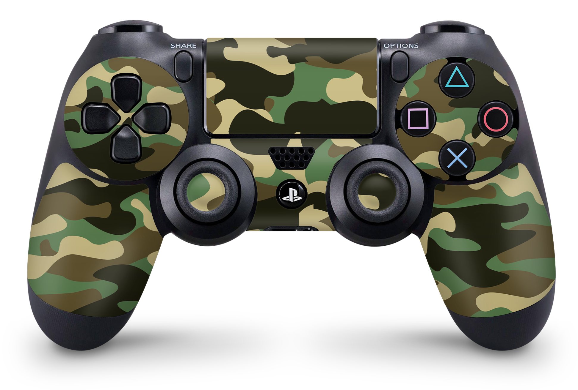 PS4 Playstation 4 Controller Skins - Vinyl Skin Aufkleber für Gaming Controller Wood Camo Aufkleber Skins4u   