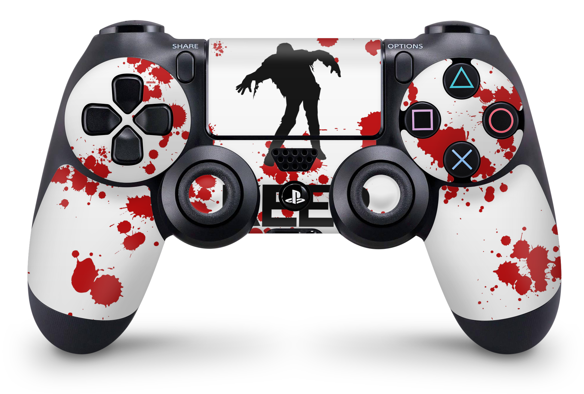 PS4 Playstation 4 Controller Skins - Vinyl Skin Aufkleber für Gaming Controller keep calm white Aufkleber Skins4u   