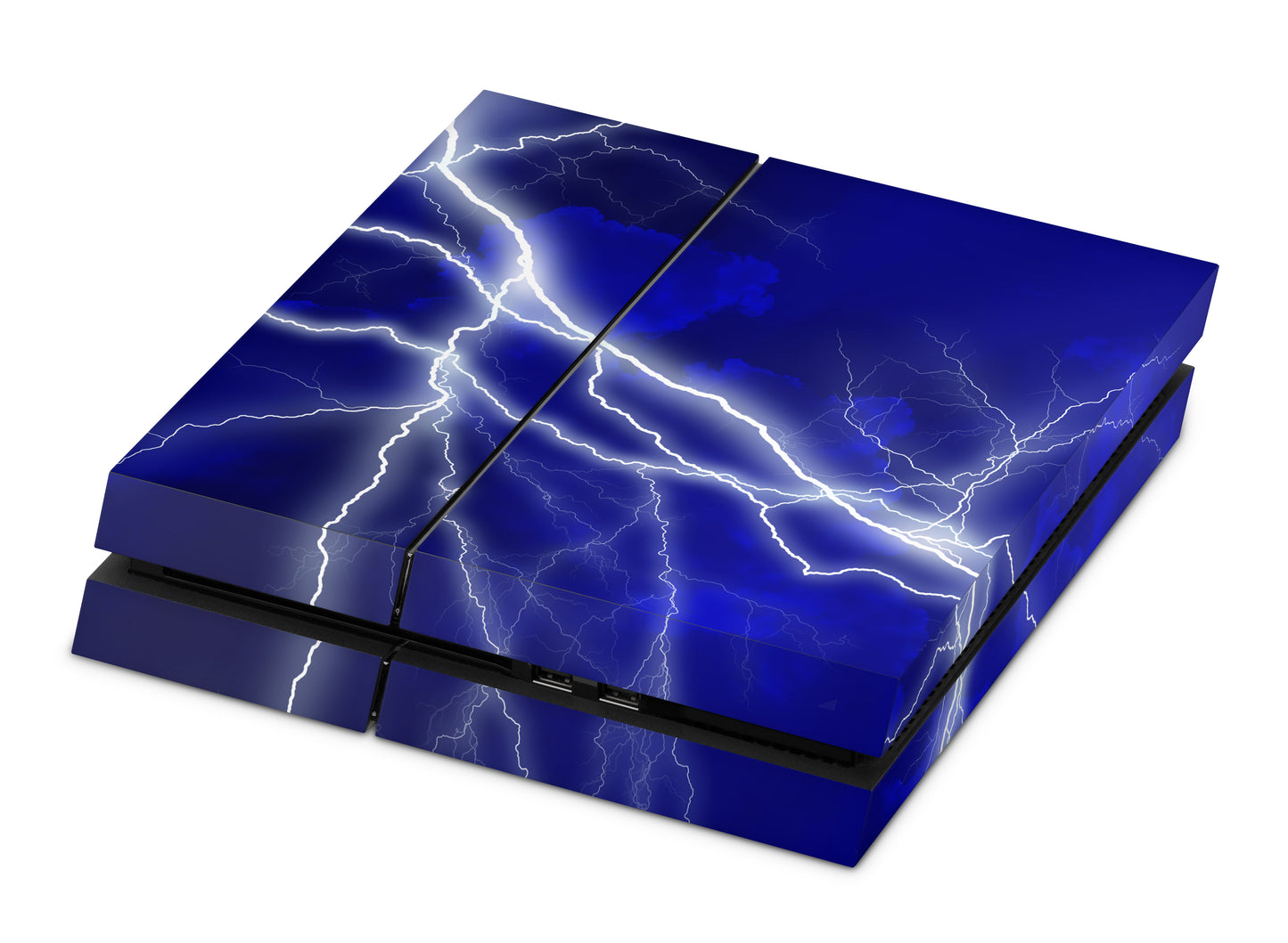 Playstation 4 Skin & Wrap Design Aufkleber Folie für PS4 Konsole 1.Generation apocalypse blue Aufkleber skins4u   