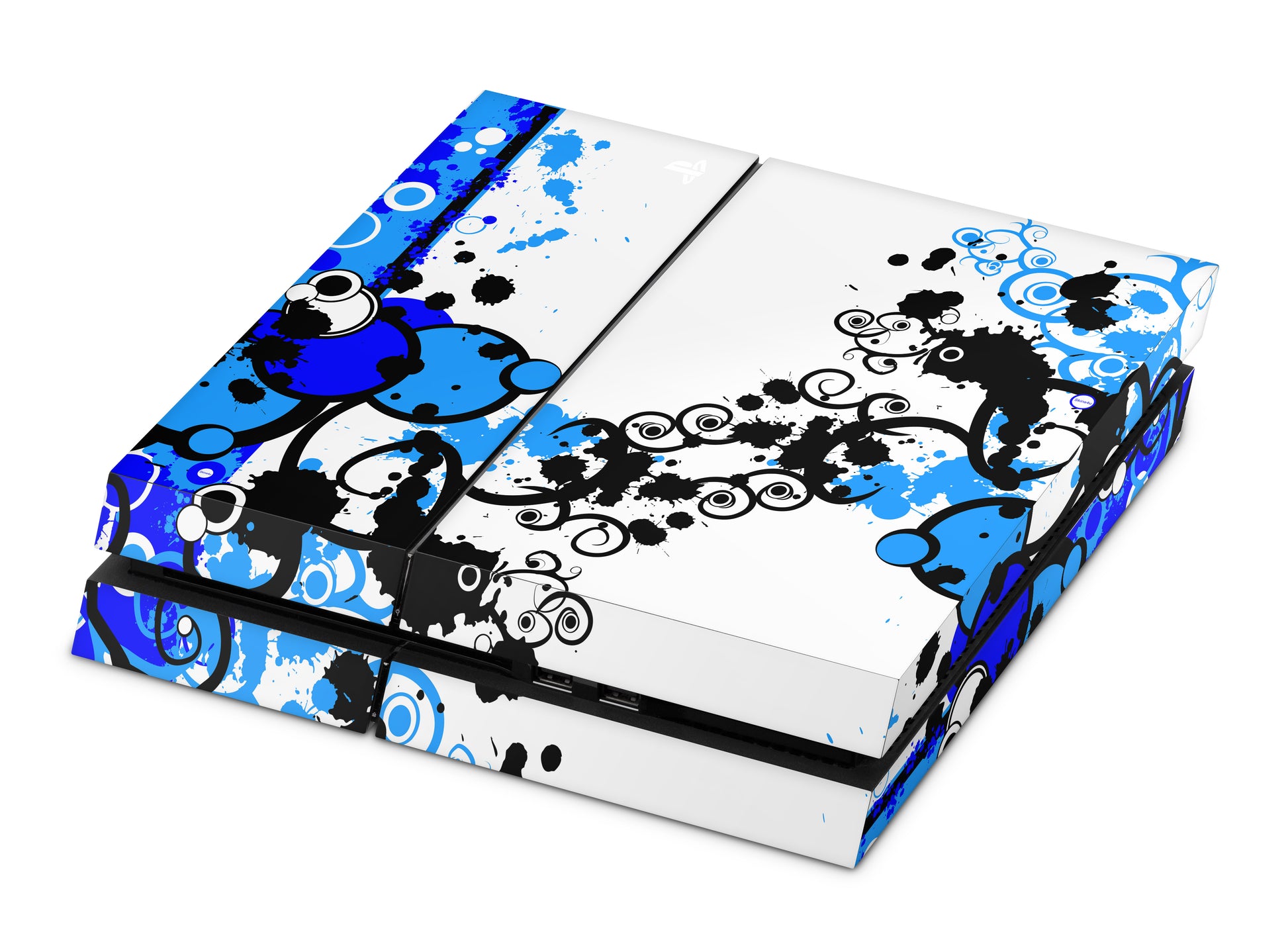 Playstation 4 Skin & Wrap Design Aufkleber Folie für PS4 Konsole 1.Generation simply blue Aufkleber skins4u   