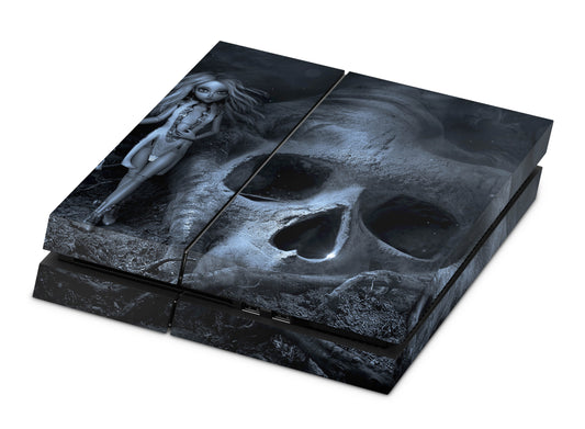 Playstation 4 Skin & Wrap Design Aufkleber Folie für PS4 Konsole 1.Generation skull tree Aufkleber skins4u   