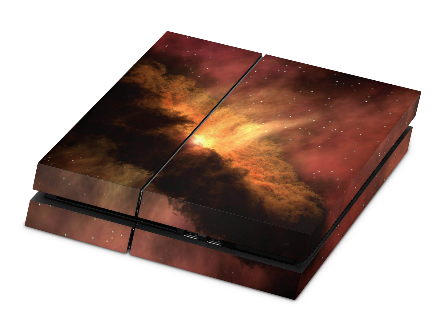 Playstation 4 Skin & Wrap Design Aufkleber Folie für PS4 Konsole 1.Generation solar storm Aufkleber skins4u   