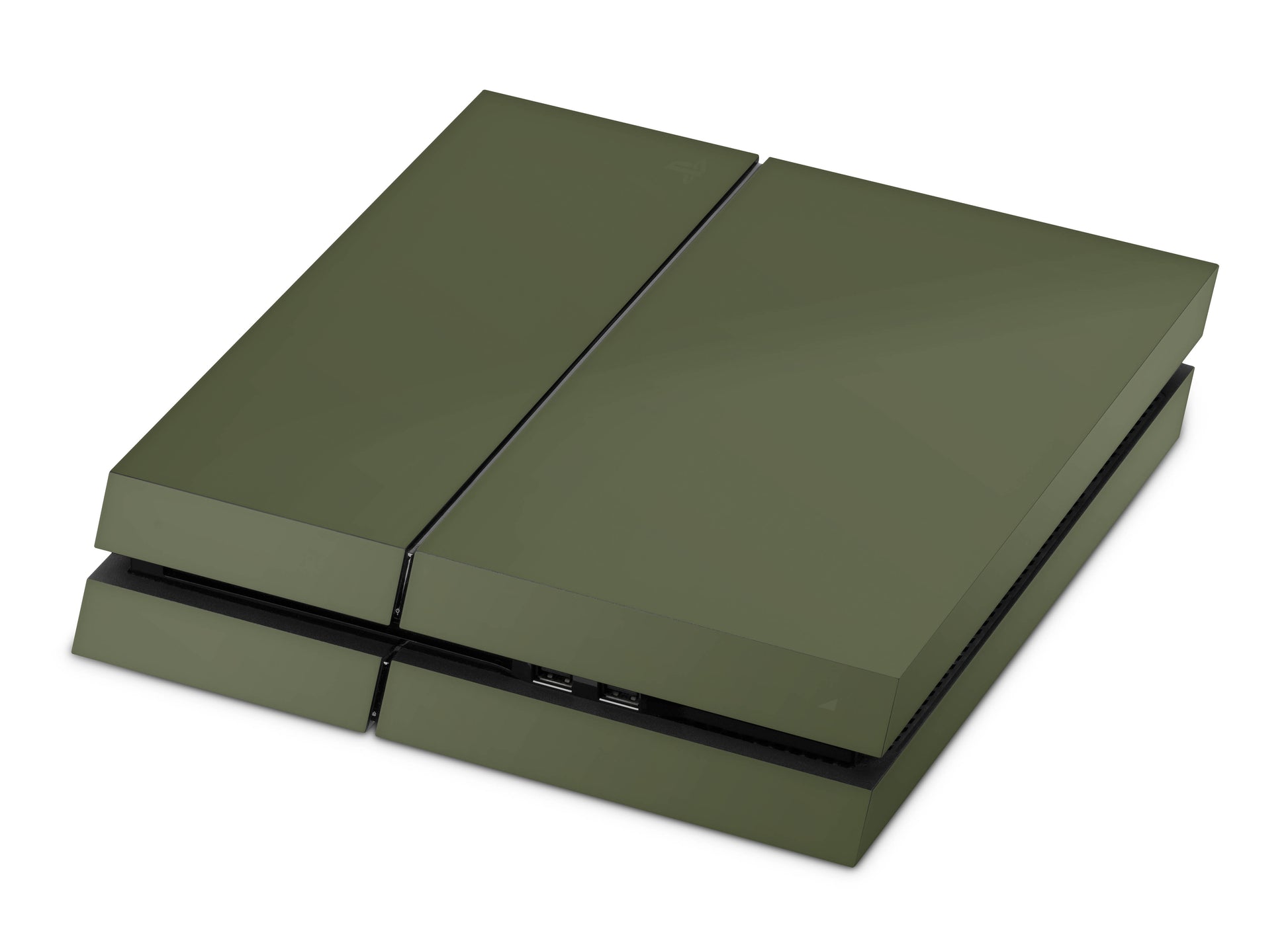 Playstation 4 Skin & Wrap Design Aufkleber Folie für PS4 Konsole 1.Generation solid state olive Aufkleber skins4u   