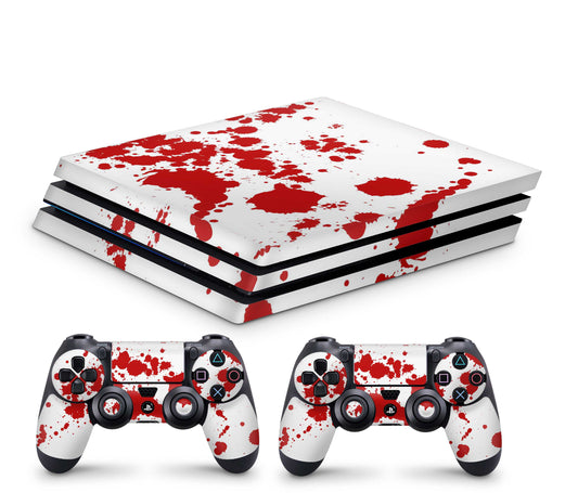 Playstation 4 Pro Skin - hochwertiger Vinyl Konsolen Aufkleber PS4 Pro Skins Blood Aufkleber skins4u   