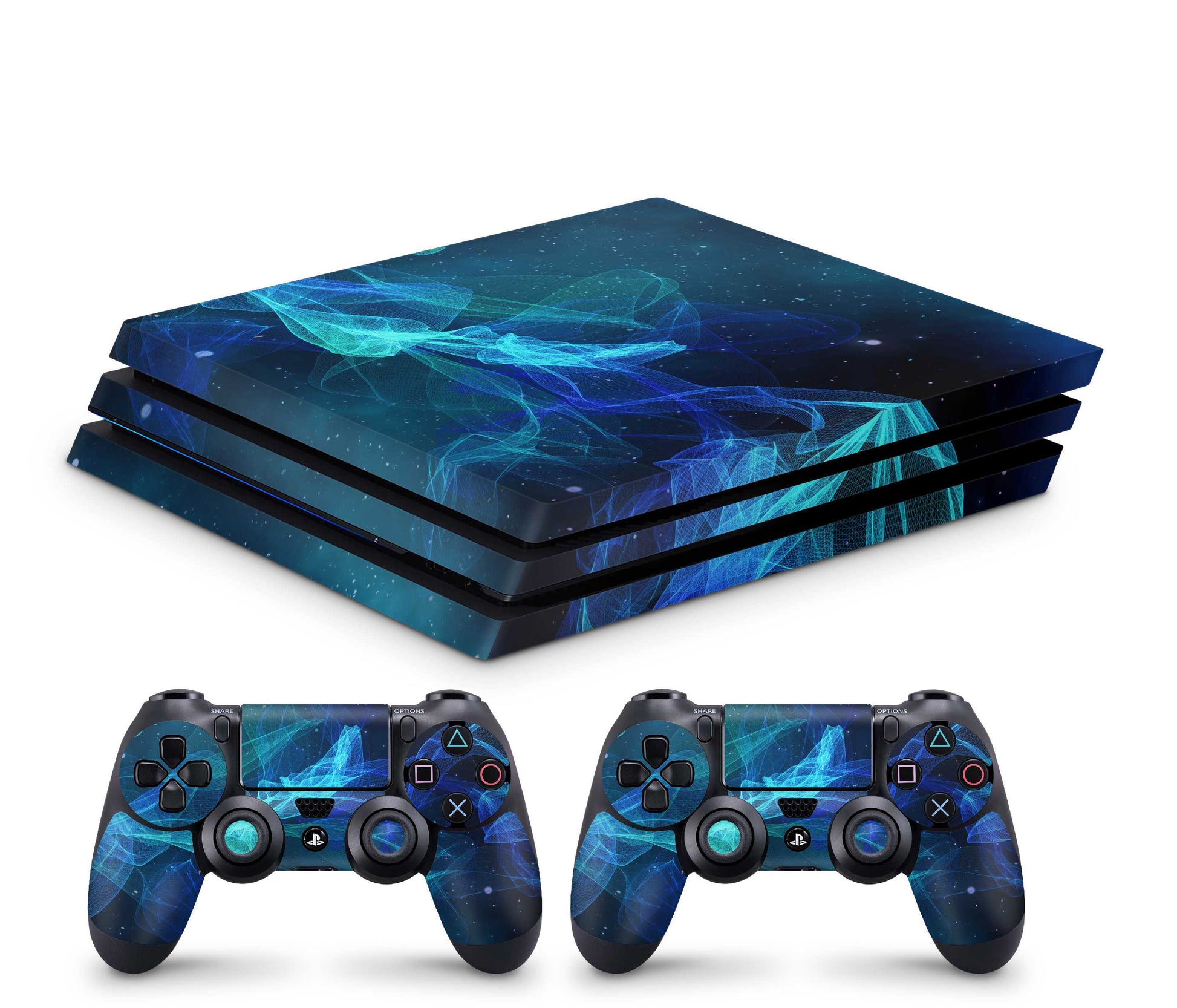 Playstation 4 Pro Skin - hochwertiger Vinyl Konsolen Aufkleber PS4 Pro Skins Star Spiral Aufkleber skins4u   