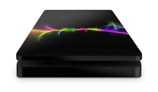 PS4 Slim Playstation 4 Skins: Design Vinyl Premium Skin Aufkleber für Konsole Colors Aufkleber skins4u   