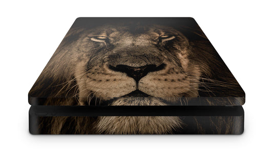 PS4 Slim Playstation 4 Skins: Design Vinyl Premium Skin Aufkleber für Konsole Lion King Aufkleber skins4u   