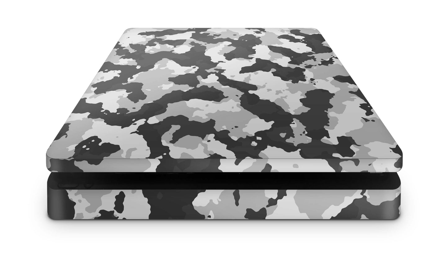 PS4 Slim Playstation 4 Skins: Design Vinyl Premium Skin Aufkleber für Konsole Urban Camo new Aufkleber skins4u   