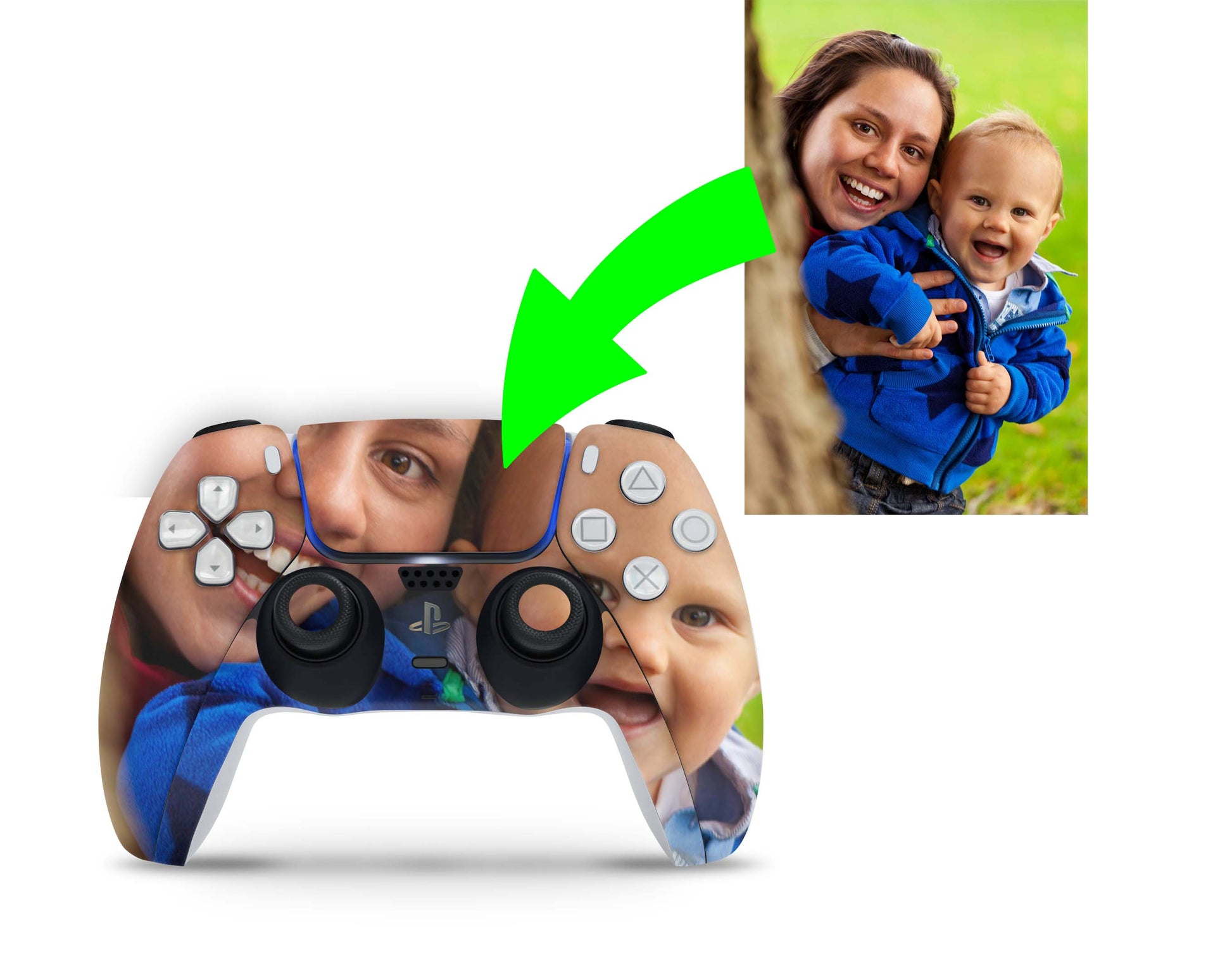 Playstation 5 PS5 Controller Skin individueller Aufkleber selbst gesta – Skins4u