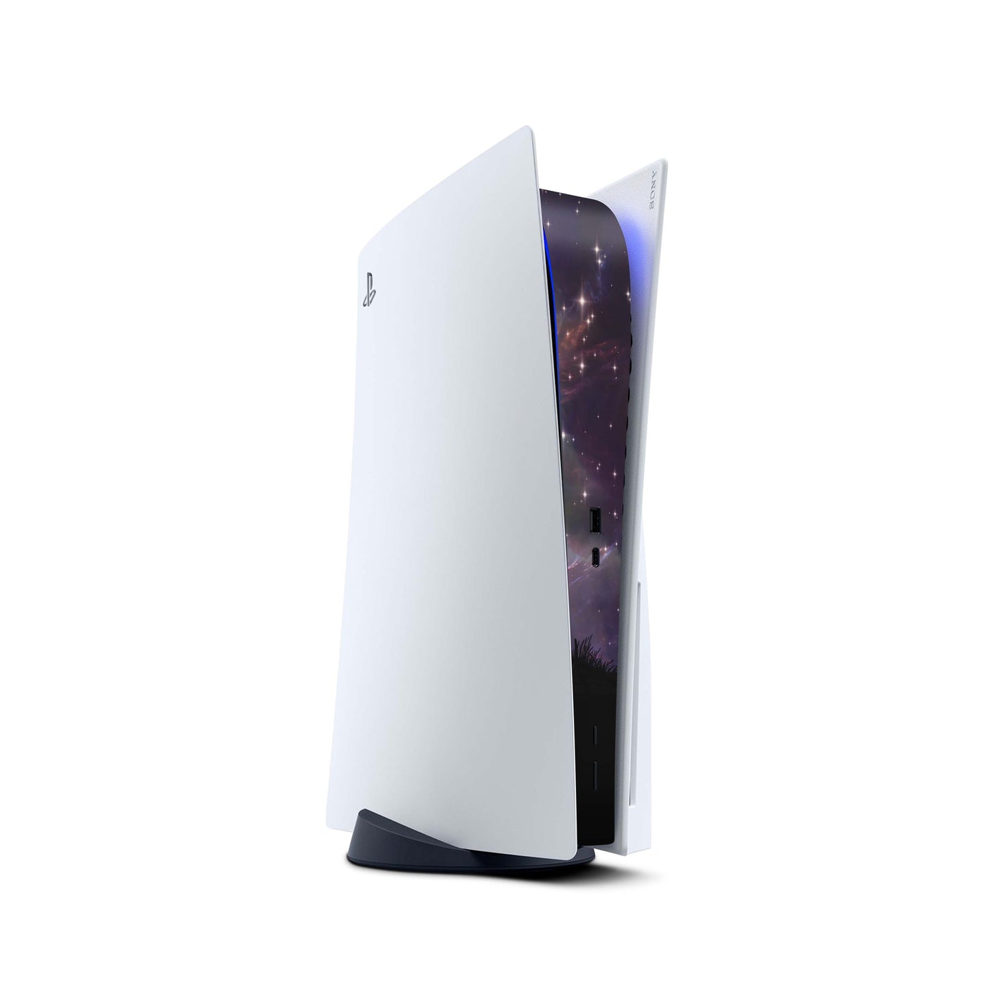 PS5 Center Mittelteil Skins | Hochwertige Skin Aufkleber für deine PS5 Konsole Design howling to the stars Aufkleber skins4u   