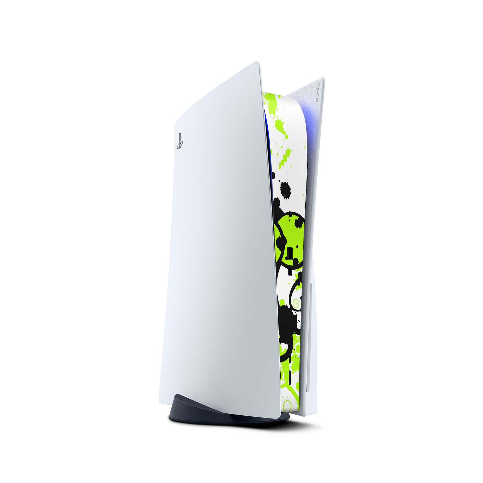 PS5 Center Mittelteil Skins | Hochwertige Skin Aufkleber für deine PS5 Konsole Design simple green Aufkleber skins4u   