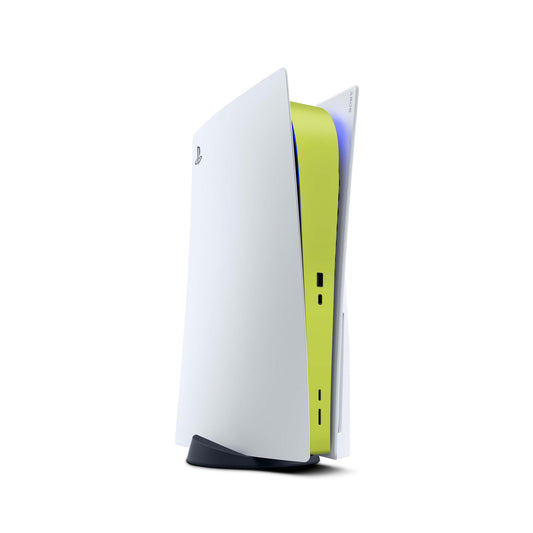 PS5 Center Mittelteil Skins | Hochwertige Skin Aufkleber für deine PS5 Konsole Design solid state lime Aufkleber skins4u   