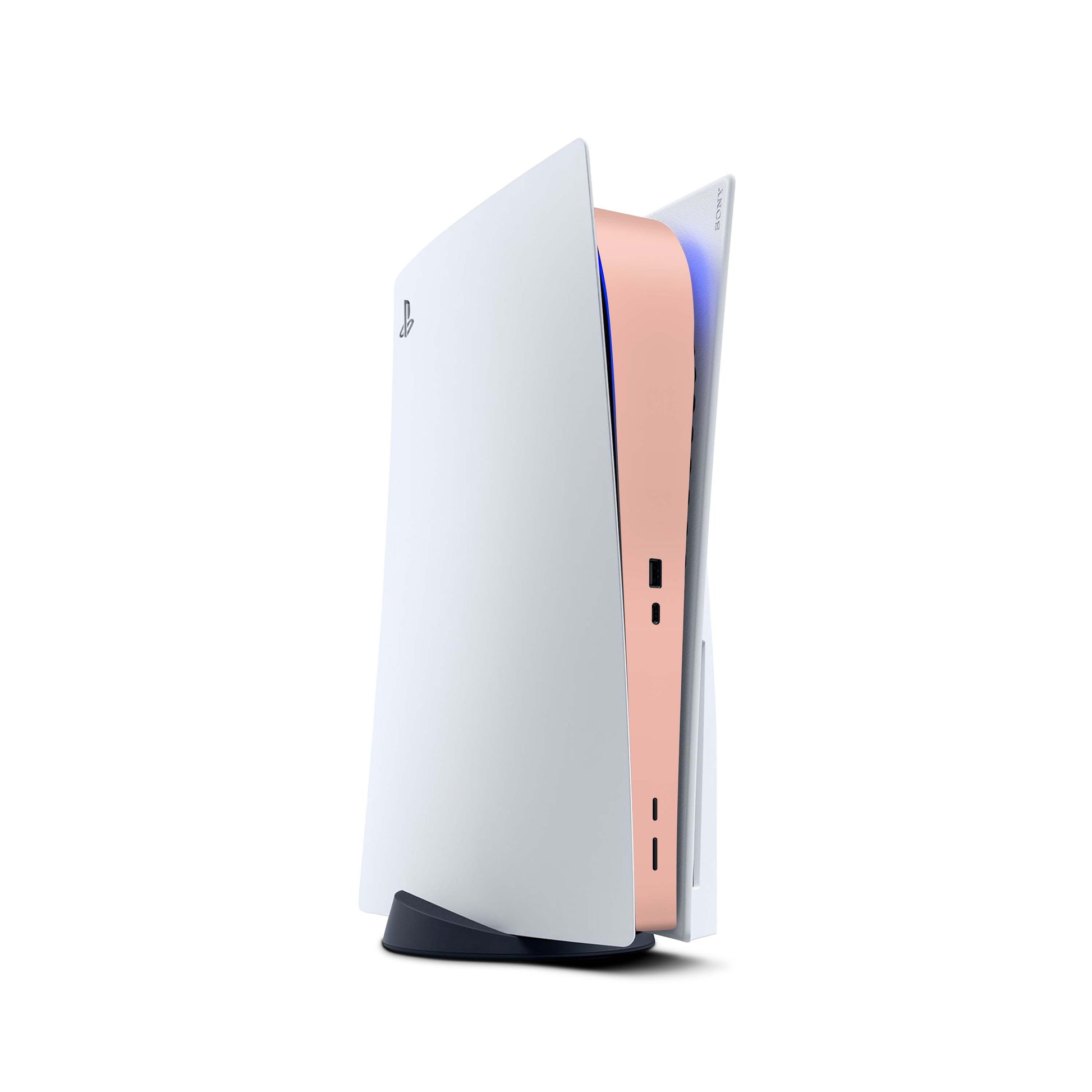 PS5 Center Mittelteil Skins | Hochwertige Skin Aufkleber für deine PS5 Konsole Design solid state peach Aufkleber skins4u   