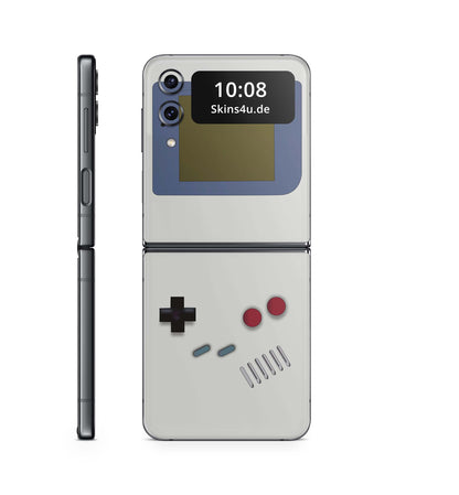 Samsung Galaxy Z Flip Flip Skin Handy Folie Premium Retro Boy